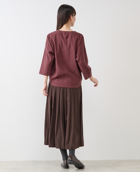 ブラウジングブラウス 詳細画像 ボルドー 5