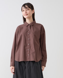 コットンレギュラーカラーシャツ