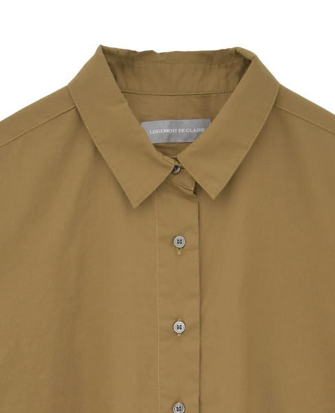 コットンレギュラーカラーシャツ 詳細画像 マスタード 11