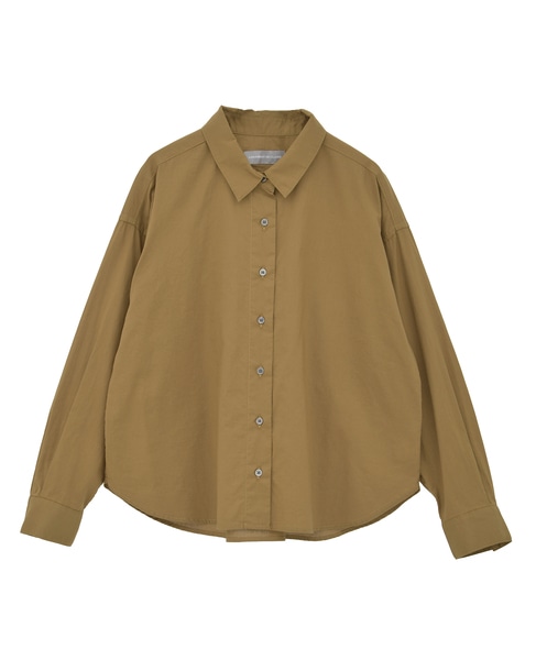 コットンレギュラーカラーシャツ 詳細画像 マスタード 9