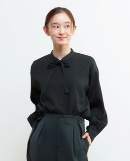 【LOURMARIN】ボウタイブラウス