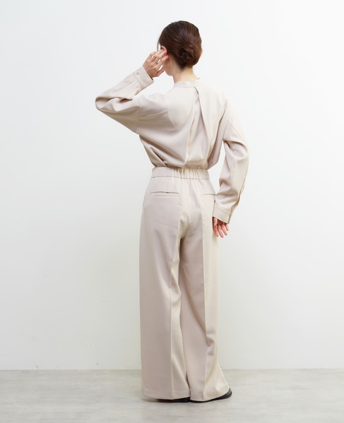 【LOURMARIN】ボウタイブラウス 詳細画像 ライトベージュ 4