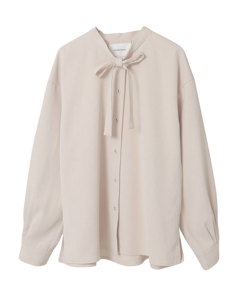 【LOURMARIN】ボウタイブラウス 詳細画像 ライトベージュ 9