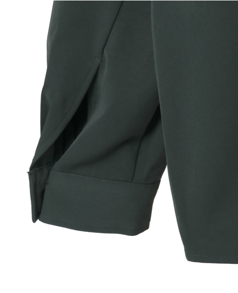 【LOURMARIN】ボウタイブラウス 詳細画像 グリーン 12