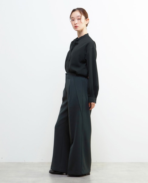 【LOURMARIN】ボウタイブラウス 詳細画像 ブラック 4