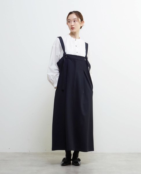 【LOURMARIN】タックバンドブラウス 詳細画像 オフホワイト 2