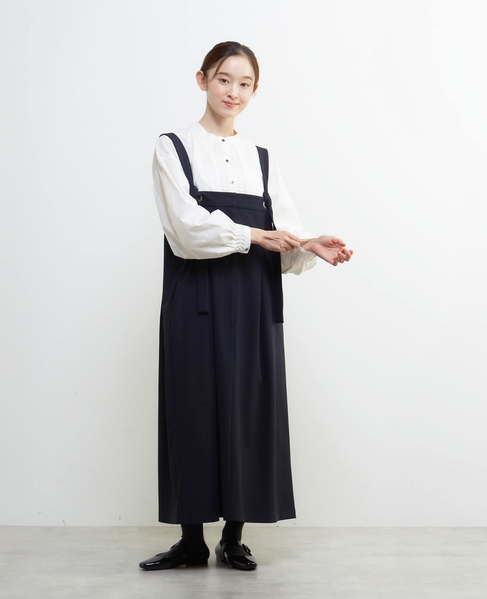 【LOURMARIN】タックバンドブラウス 詳細画像 オフホワイト 8