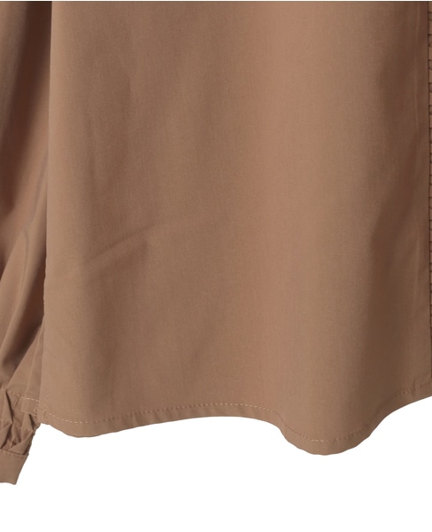【LOURMARIN】タックバンドブラウス 詳細画像 キャメル 9