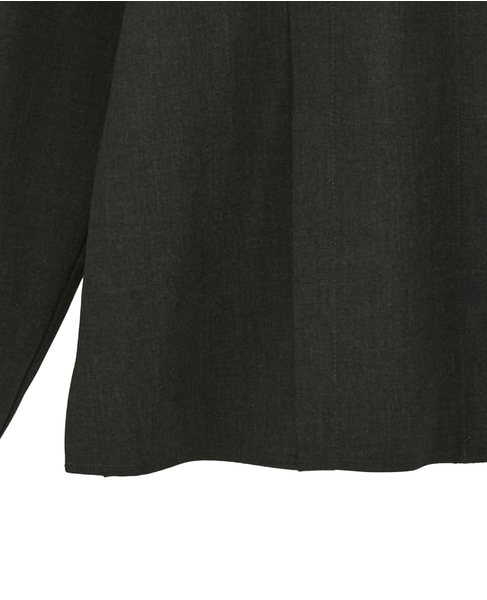 【LOURMARIN】タックカラーブラウス 詳細画像 チャコールグレー 9