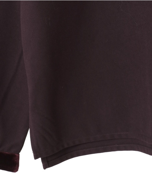 【LOURMARIN】ベルベット衿ブラウス 詳細画像 パープル 16