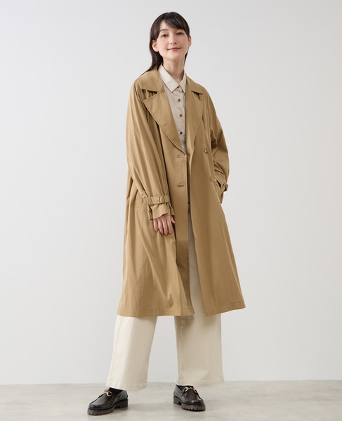 ナイロントレンチコート 詳細画像 ベージュ 1