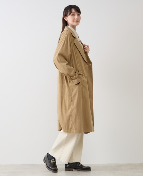 ナイロントレンチコート 詳細画像 ベージュ 7