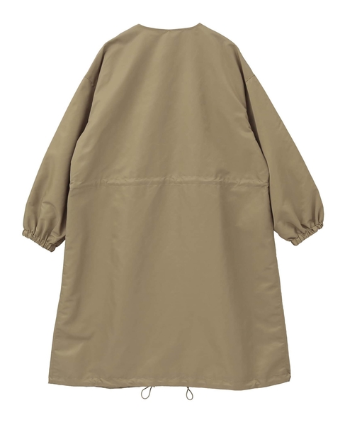 ナイロンクルーネックドロストコート 詳細画像 ベージュ 12