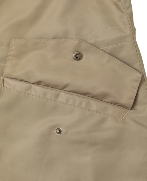 ナイロンクルーネックドロストコート 詳細画像 ベージュ 17