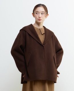 【LOURMARIN】セーラーカラーミドルコート