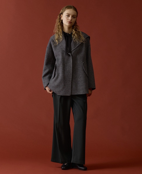 【LOURMARIN】セーラーカラーミドルコート 詳細画像 その他 2