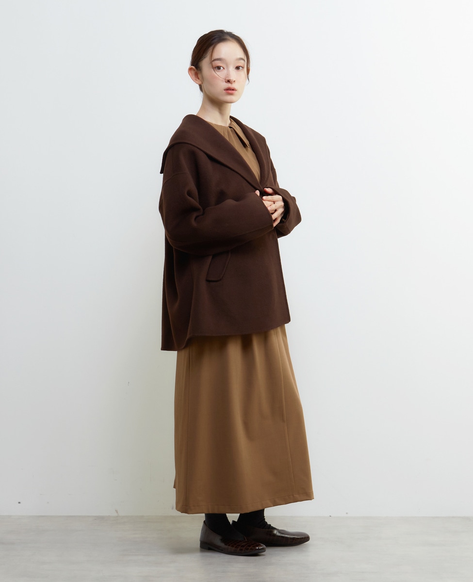 美品　リテン　セーラーカラーコート liten セーラーカラーコート