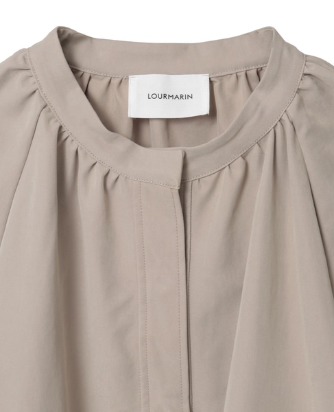 【LOURMARIN】スタンドカラージャケット 詳細画像 グレージュ 5