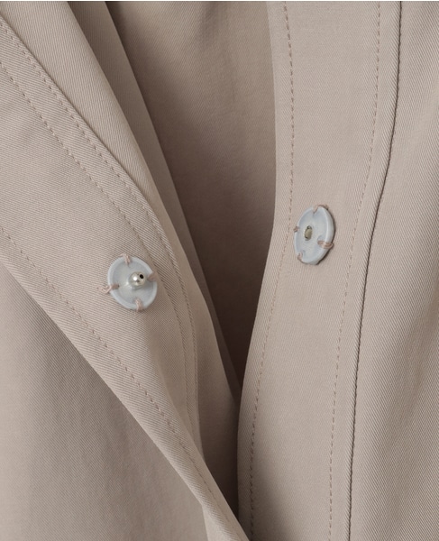 【LOURMARIN】スタンドカラージャケット 詳細画像 グレージュ 9