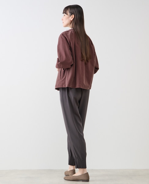 【LOURMARIN】スタンドカラージャケット 詳細画像 ボルドー 4