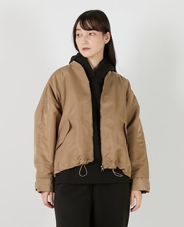 ナイロンドロストジップアップブルゾン