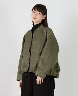 ナイロンドロストジップアップブルゾン