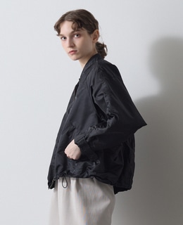 ナイロンドロストジップアップブルゾン