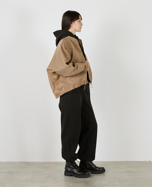 ナイロンドロストジップアップブルゾン 詳細画像 ベージュ 7