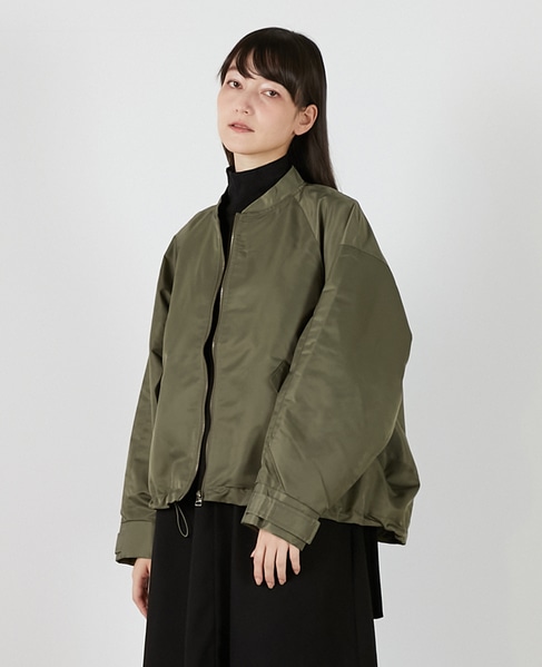 【MOGA】ドロストジップアップコート ブルゾン スタンドカラー М SHIPS｜SHIPS any:<撥水・洗濯機可能>スタンドカラー ドロスト