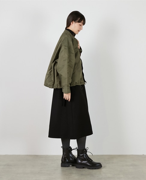 ナイロンドロストジップアップブルゾン 詳細画像 カーキ 7