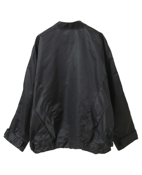 ナイロンドロストジップアップブルゾン 詳細画像 ブラック 5