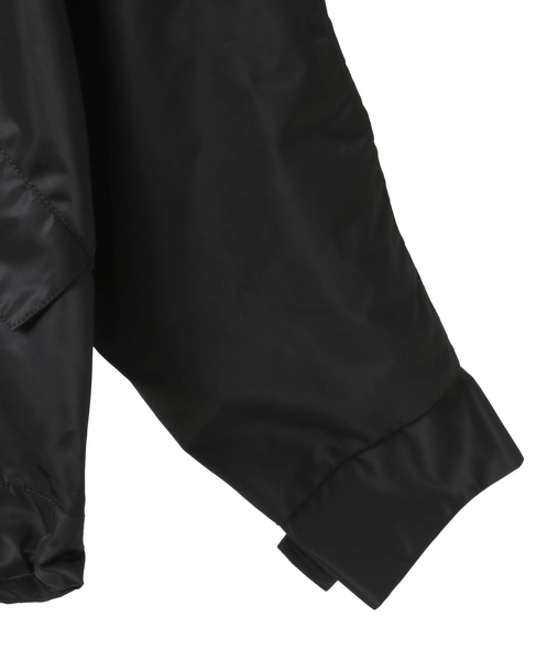 ナイロンドロストジップアップブルゾン 詳細画像 ブラック 7