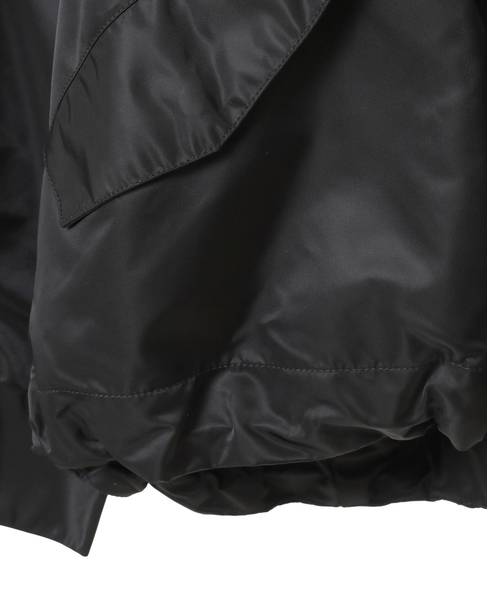 ナイロンドロストジップアップブルゾン 詳細画像 ブラック 8