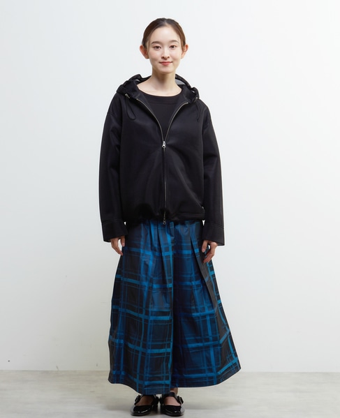 シースルージップアップパーカー 詳細画像 ブラック 3