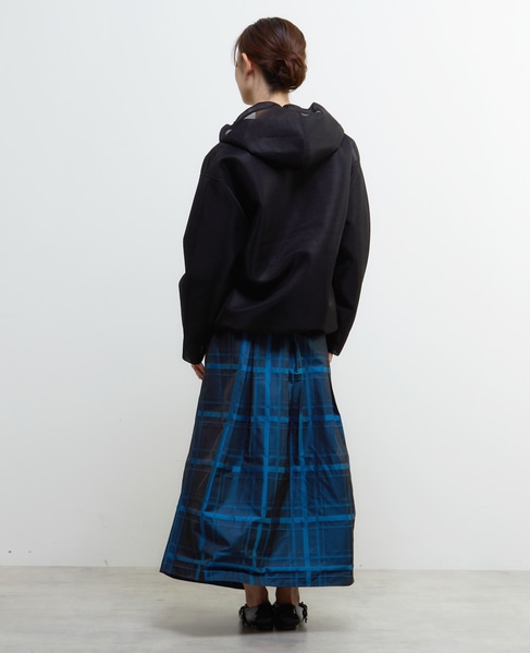 シースルージップアップパーカー 詳細画像 ブラック 6