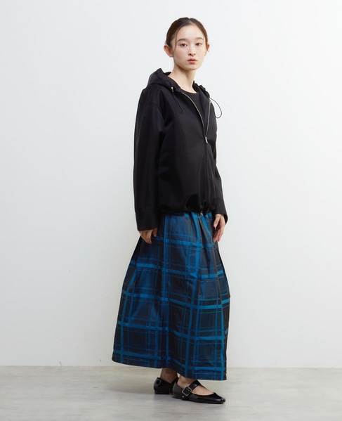 シースルージップアップパーカー 詳細画像 ブラック 8