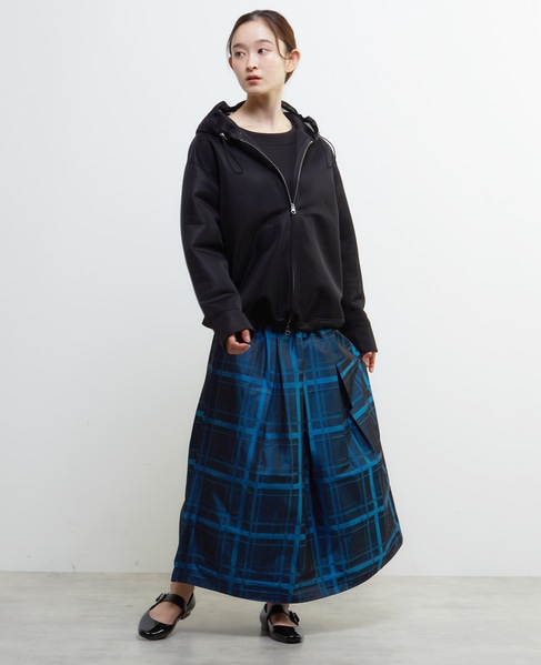 シースルージップアップパーカー 詳細画像 ブラック 9