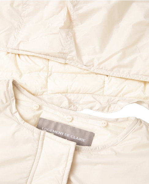 ナイロンフードコート 詳細画像 ライトベージュ 11