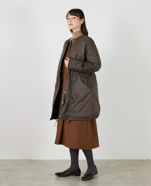 ナイロンフードコート 詳細画像 ブラウン 4