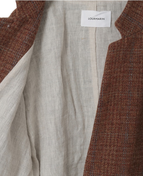 【LOURMARIN】ツィードジャケット 詳細画像 オレンジ 11