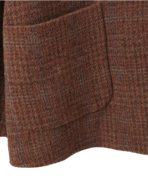 【LOURMARIN】ツィードジャケット 詳細画像 オレンジ 8