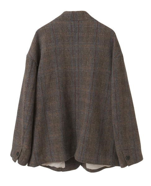 【LOURMARIN】ツィードジャケット 詳細画像 グレー 12