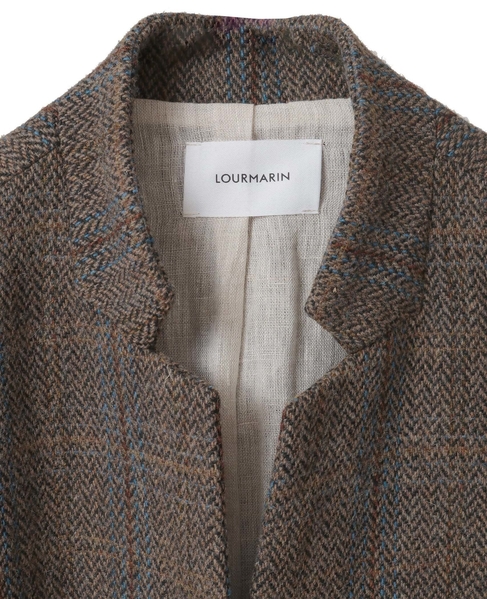 【LOURMARIN】ツィードジャケット 詳細画像 グレー 13