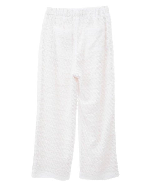 立体ジャガードイージーパンツ 詳細画像 オフホワイト 10