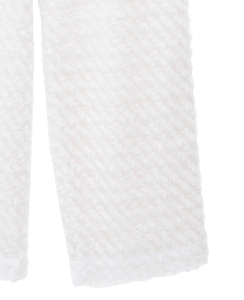 立体ジャガードイージーパンツ 詳細画像 オフホワイト 12