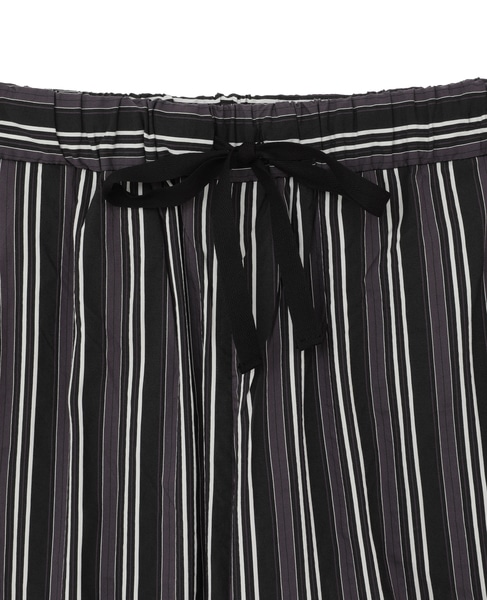 【LOURMARIN】ストライプイージーパンツ 詳細画像 パープル 10