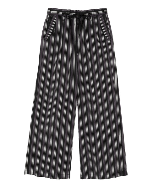 【LOURMARIN】ストライプイージーパンツ 詳細画像 パープル 8