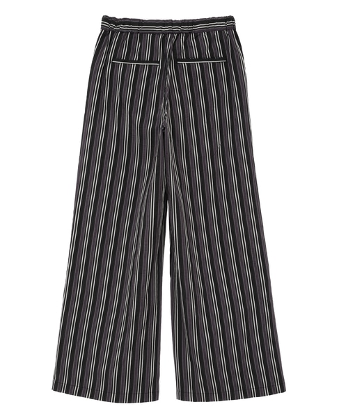 【LOURMARIN】ストライプイージーパンツ 詳細画像 パープル 9