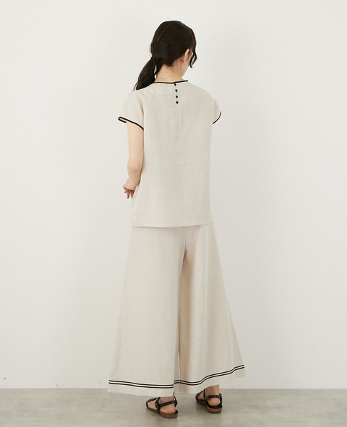 【LOURMARIN】マリンキュロットパンツ 詳細画像 キナリ 5