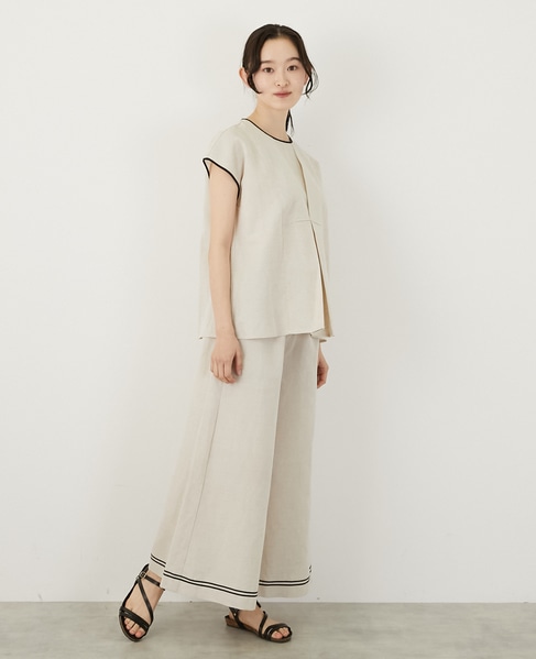 【LOURMARIN】マリンキュロットパンツ 詳細画像 キナリ 7